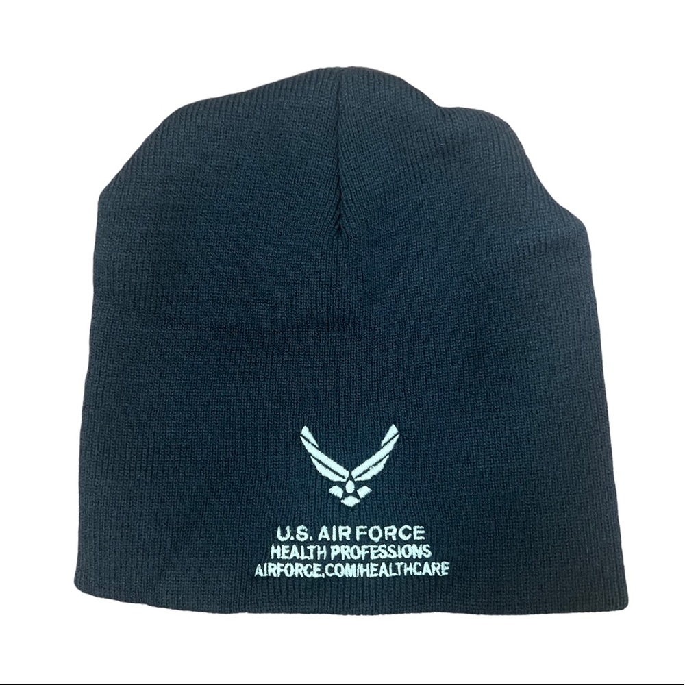 Retro U.S. Air Force Beanie•Health Professions•Navy Blue Hat•Knit Watch Cap•New•